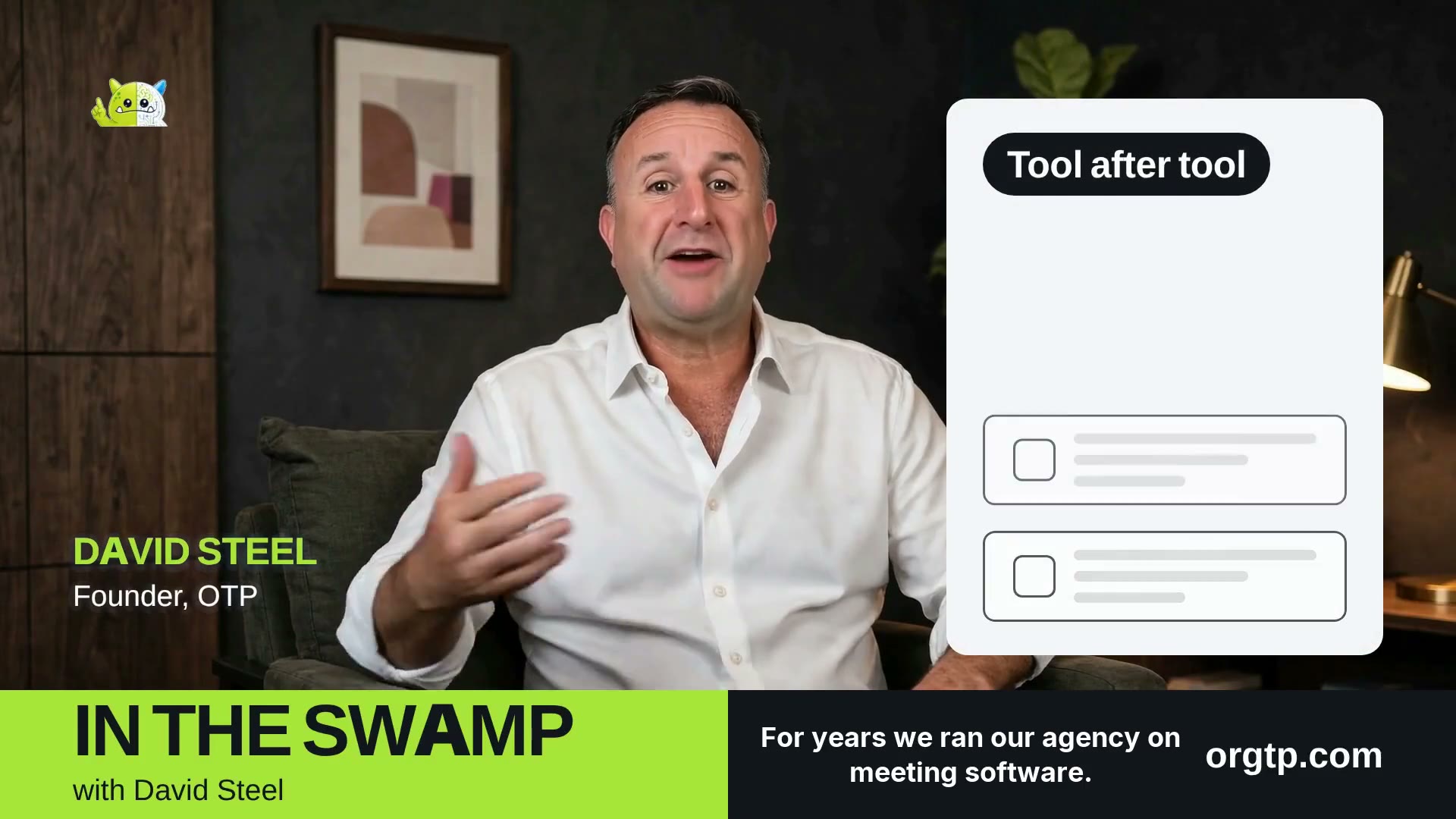 We kept blaming the meeting: David Steel on In The Swamp